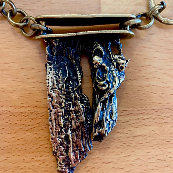 Vintage Brutalist / Modernist Necklace - Picture 3 of 11